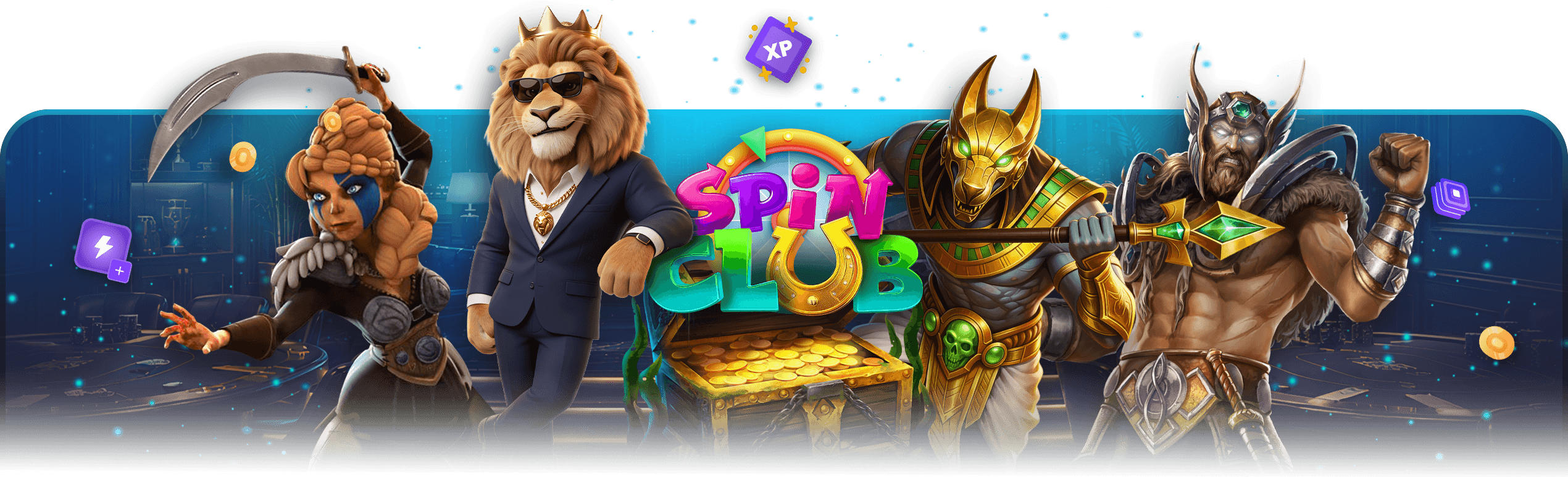 Exclusive Spin Club loyalty banner